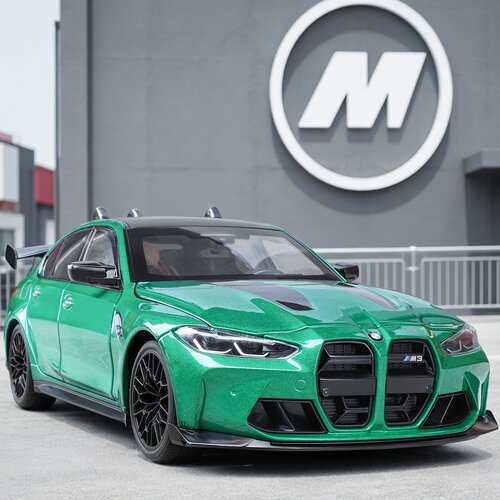 1:18超大号正版宝马M3cs lci合金超跑模型儿童玩具车礼物车载摆件