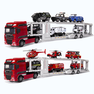 汽车运输车玩具合金大卡车