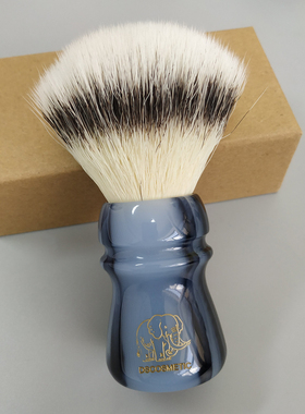 帝诗哎莎男士CN6剃须刷柔软高弹玛瑙色树脂手柄胡刷剃须皂泡沫刷