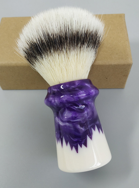 帝诗哎莎男士CN6裂空系列树脂手柄剃须刷剃须皂打泡沫胡刷