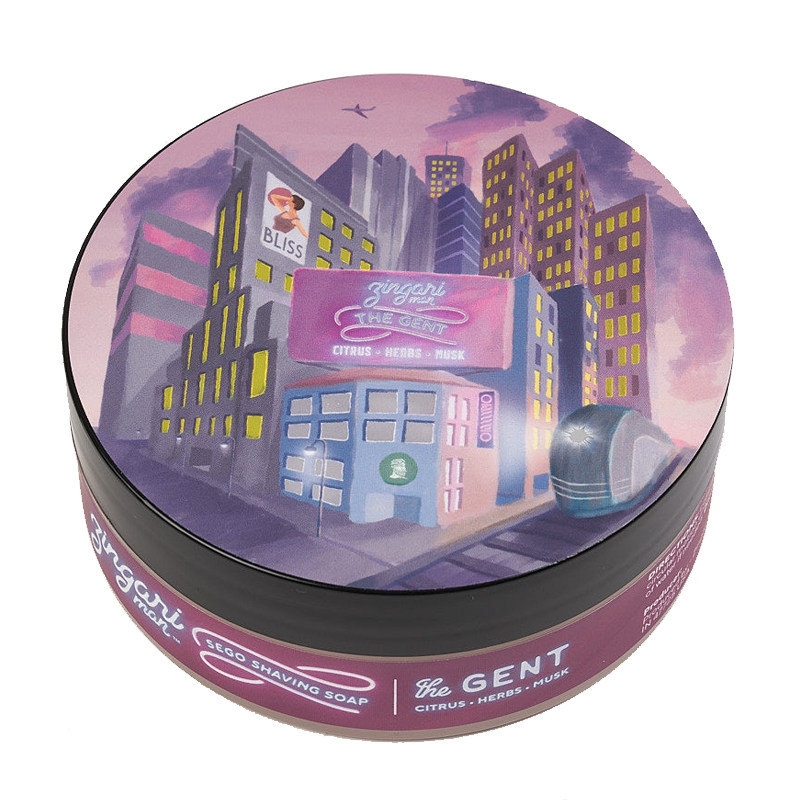 帝诗男士剃须皂辛佳里人gent绅士剃须皂zingariman刮胡泡沫皂