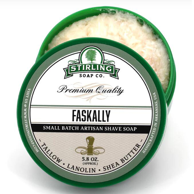 帝诗哎莎男士剃须皂斯特林faskally法斯卡利灰色香草根剃须泡沫皂