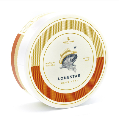 帝诗男士剃须皂 Noble Otter 水獭剃须皂LONESTAR孤星刮胡泡沫