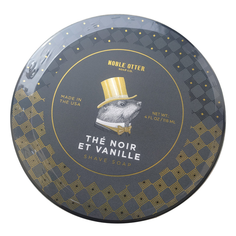 帝诗男士剃须皂 Noble Otter 水獭剃须皂红茶香草刮胡泡沫皂