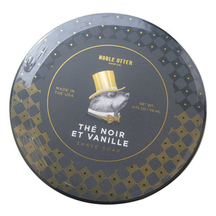 Otter Noble 水獭剃须皂红茶香草刮胡泡沫皂 剃须皂 帝诗男士