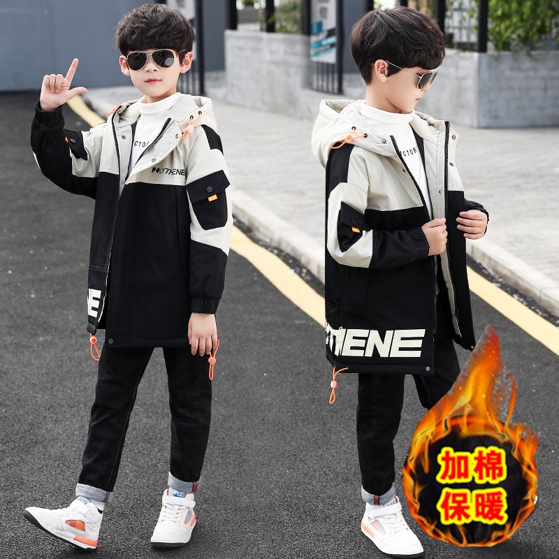 男童外套春秋洋气加厚风衣冬款