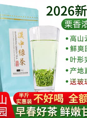 2026明前毛峰陕西汉中炒青绿茶
