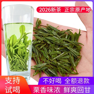 2026新茶雨前汉中仙毫绿茶