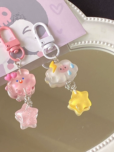 Брелок, декор, мультяшное ювелирное украшение