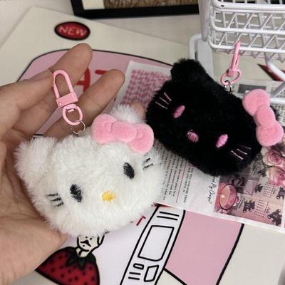 可爱黑皮kt猫挂件钥匙扣书包挂件