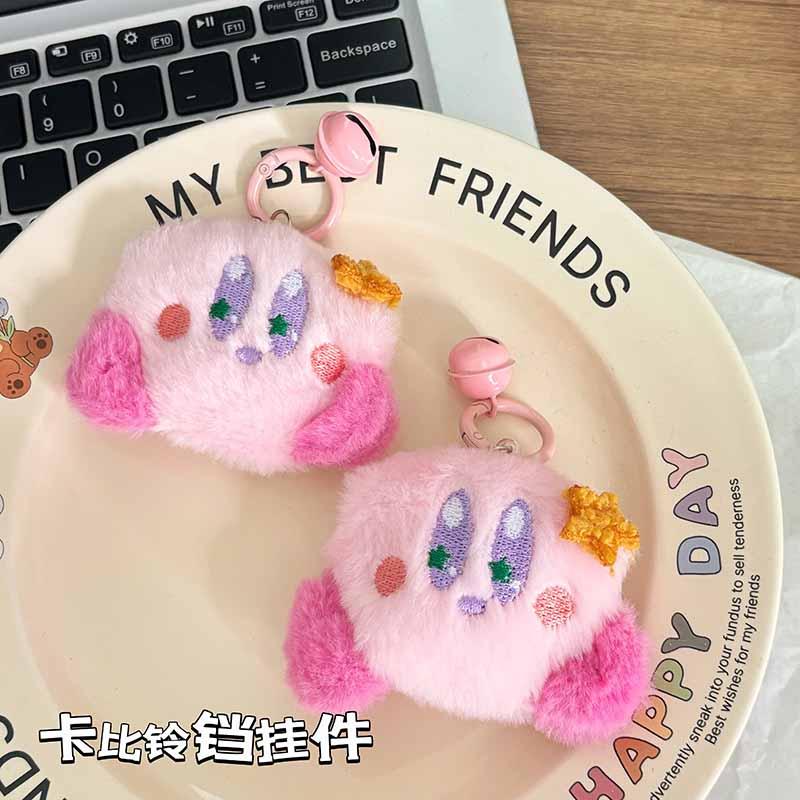 可爱星之卡比礼物品ins铃铛挂件