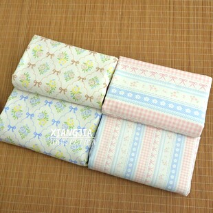 一米价全棉40支府绸 韩系简约蝴蝶结 上衣衬衫连衣裙童装面料