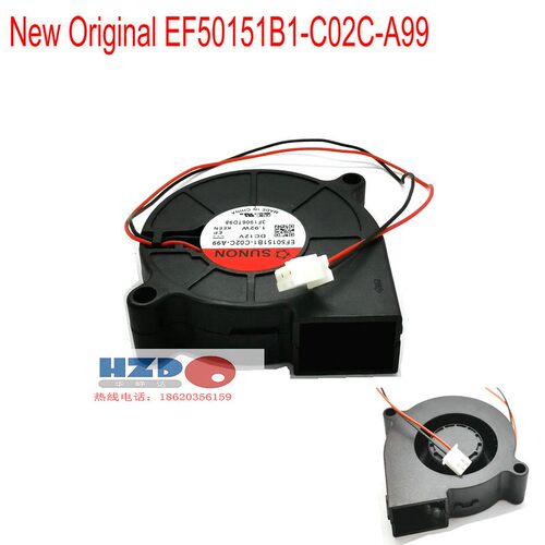 EF50151B1-C02C-A99全新原装SUNON涡轮风扇5015 12V 1.92W鼓风机