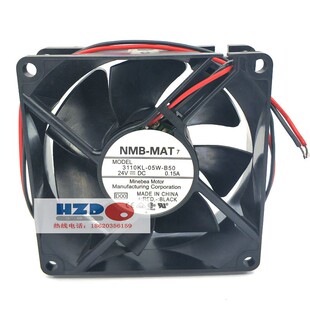 3110KL-05W-B50 B30 B40原装NMB 8025 24V 0.15A散热风扇2线