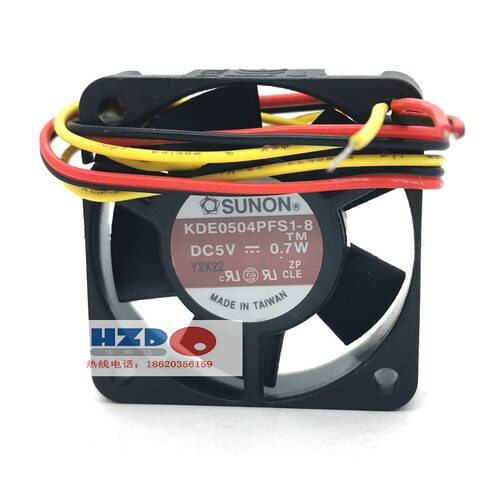 KDE0504PFS1-8原装Sunon建准4010 5v 0.7W散热风扇3线4CM