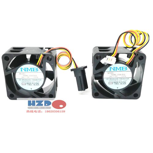发那科接头全新1608KL-05W-B39散热风扇NMB 4020 24V 0.07A4厘米