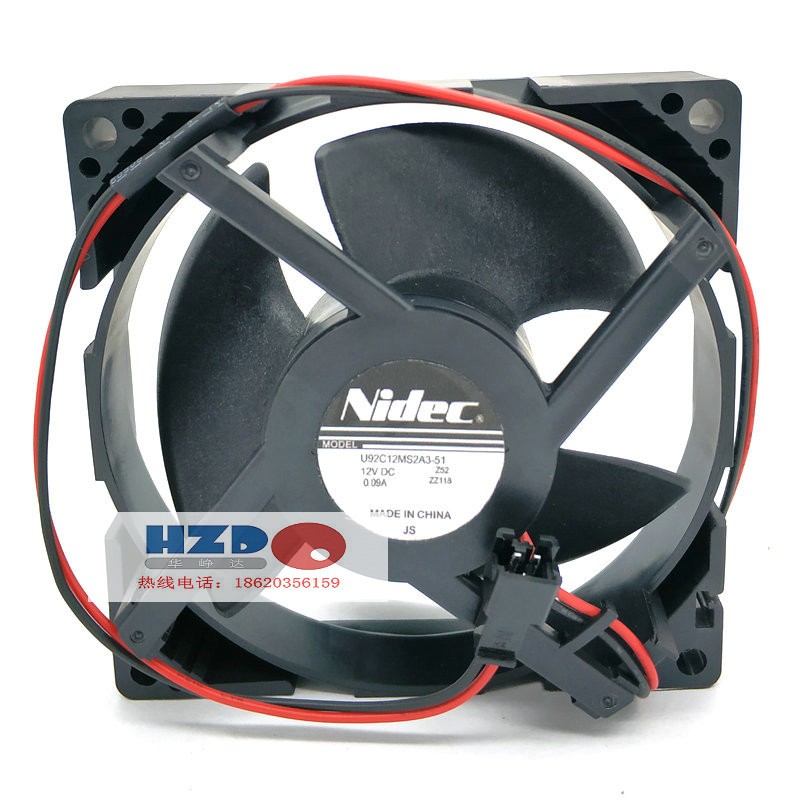 U92C12MS2A3-51全新原装NIDEC冰箱散热风扇9CM