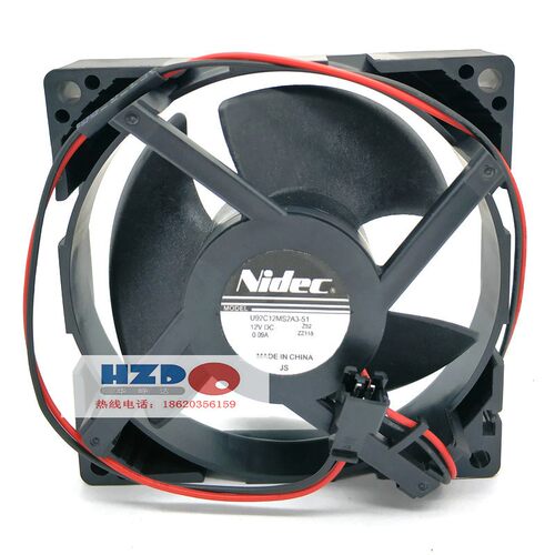U92C12MS2A3-51全新原装NIDEC冰箱散热风扇9CM