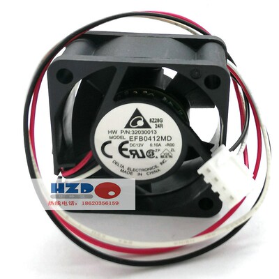 EFB0412MD -R00全新原装DELTA/台达4020 12V 0.10A散热风扇4CM3线
