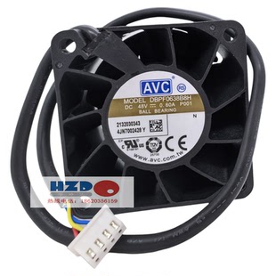 0.6A DBPF0638B8H原装 DC48V 6038 6cm防水IP68散热风扇 AVC