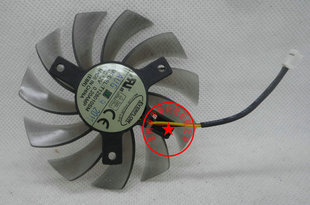 热卖原装技嘉GTX460 470 570 HD5870显卡散热风扇T128010SM 12V