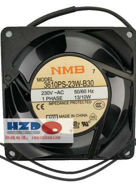 热卖全新原装NMB 9225 230V 50/60HZ 3610PS-23W-B30散热风扇9CM