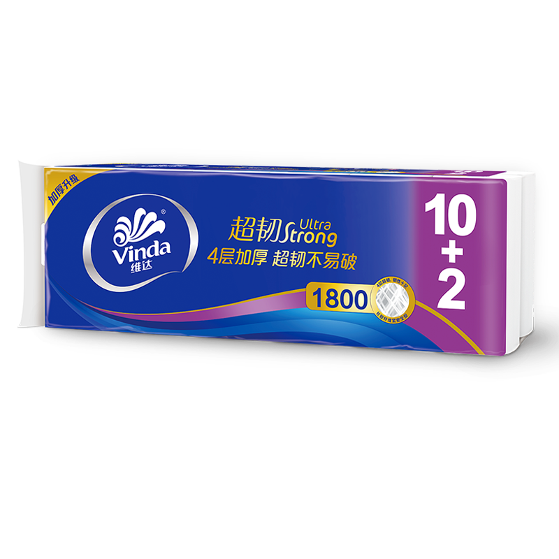 维达卷纸卫生纸实惠装厕纸家用厕所纸巾手纸整箱批无芯大卷家庭装