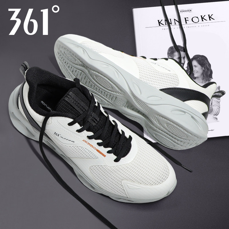 361运动鞋男鞋2026春季新款网面防滑轻质舒适缓震休闲男士跑步鞋