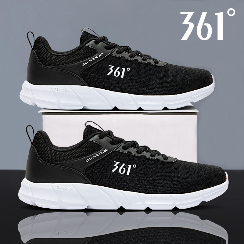 361软底超轻黑色休闲运动鞋