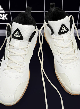 匹克男鞋板鞋2025冬季新款爆款潮流复古百搭白色轻便学生皮面鞋子