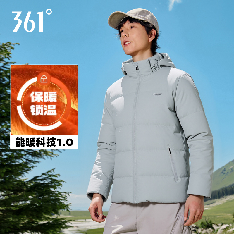 361防风保暖时尚休闲连帽面包服