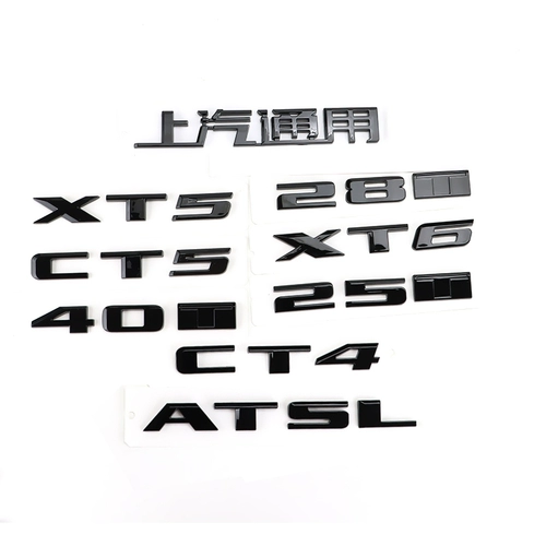 Подходит для Cadillac XT4 XT5 CT5 CT5 CT6 Черный английский задний задний ход 28T Смещение ATSL Word