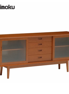 日本Karimoku60日式北欧实木 sideboard边柜收纳储物柜
