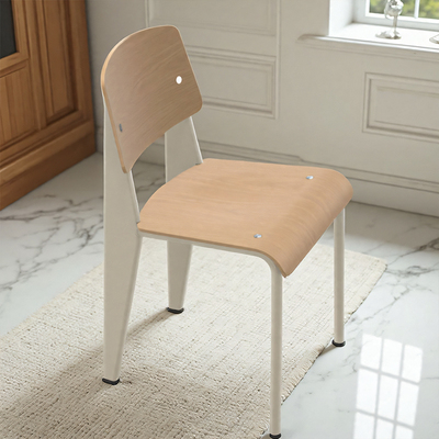 凡德罗全球购正品|瑞士Vitra Standard标准椅 轻奢家用实木书房