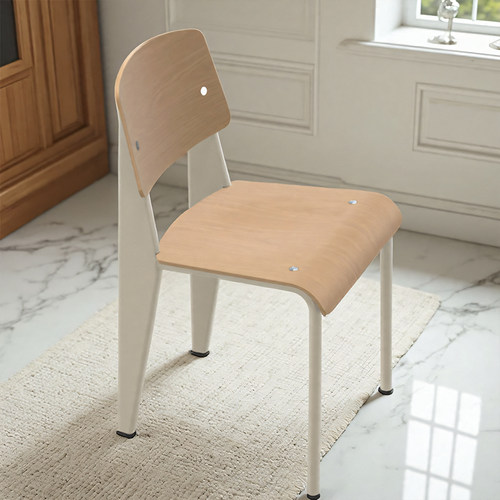 凡德罗全球购正品|瑞士Vitra Standard标准椅 轻奢家用实木书房