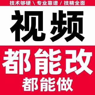 专业P视频修改录屏剪辑p视频改文字去编辑水印字幕无痕替换内容