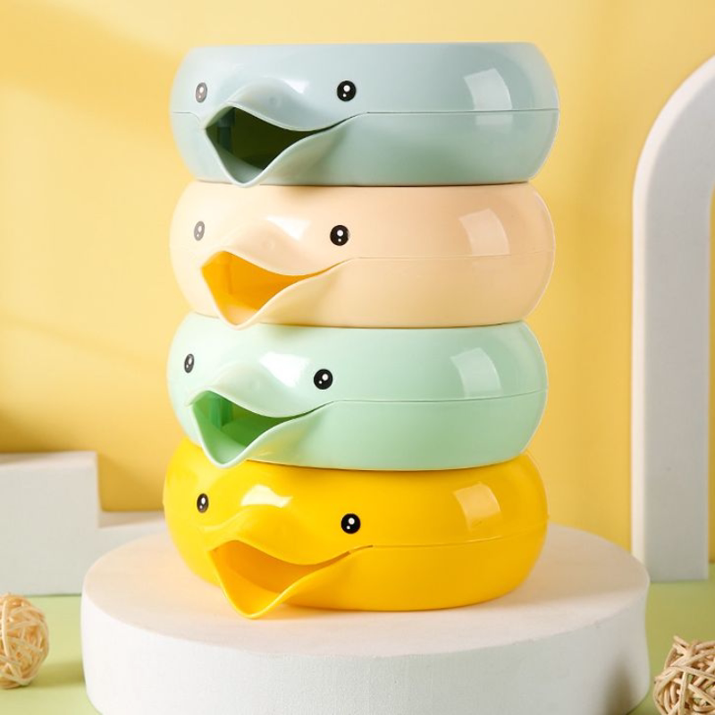 可爱便携肥皂盒家用沥水旅行浴室排水香皂盒置物架