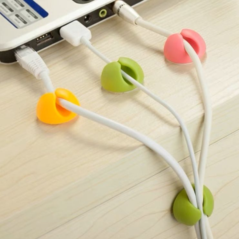 电线整理桌面固定器充电线数据线理线器固线夹鼠标线扣卡线器