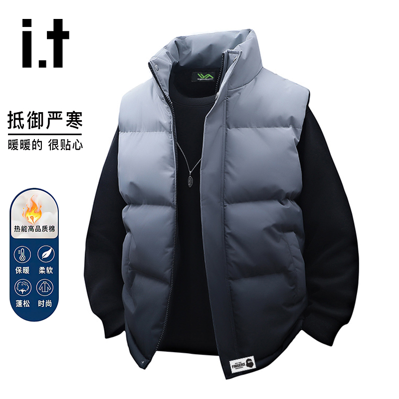 itFINGERCROXX情侣马甲棉衣外套