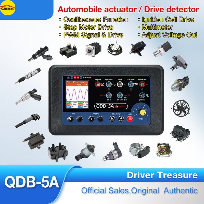 QDB-5A 驱动示波器万用表步进电机点火线圈PWM信号驱动测试仪