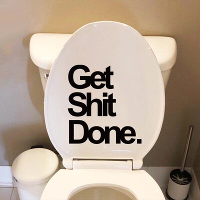 厕所马桶装饰贴PVC防水