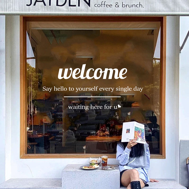 黑色墙贴纸玻璃背景墙装饰