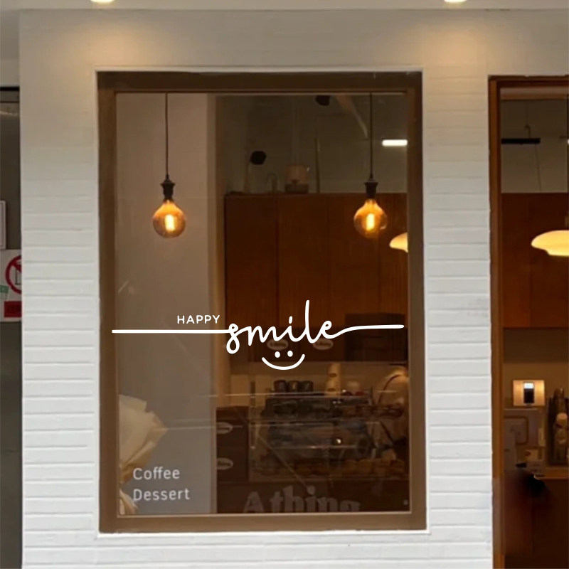 ins简约风奶茶店甜品店背景墙装饰