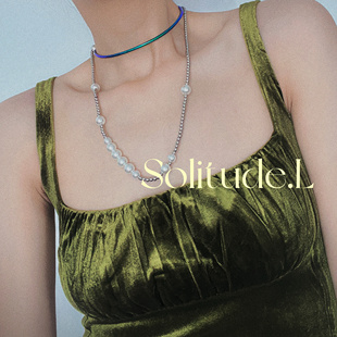 蛇皮choker项圈女定制颈链手工镭射短链法式小众锁骨链极简饰品夏