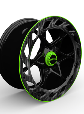 MFSS碳纤维中心锁轮毂保时捷兰博基尼法拉利