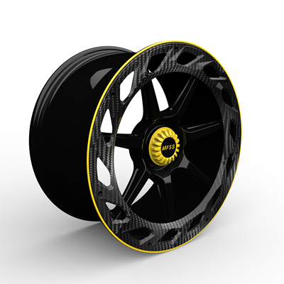 MFSS碳纤维中心锁轮毂保时捷兰博基尼法拉利