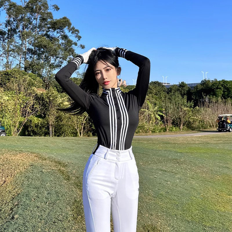 高尔夫服装女秋季长袖上衣服裤子