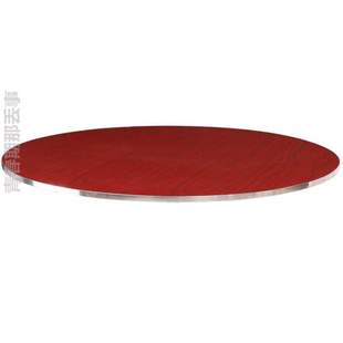 人带饭店圆形高档圆桌面家用折叠桌转盘简易实木板加厚经济型10%