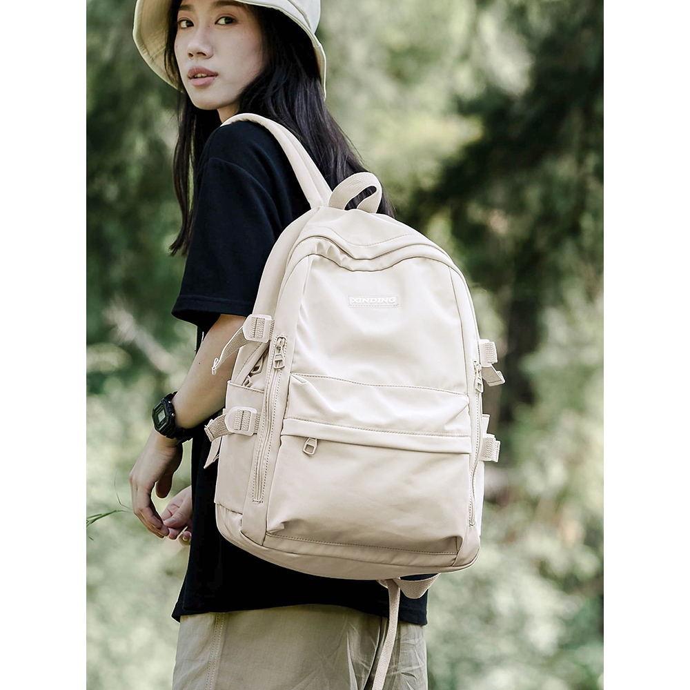 2024新款双肩包女初中高中生书包日系大学生男校园背包旅行大容量