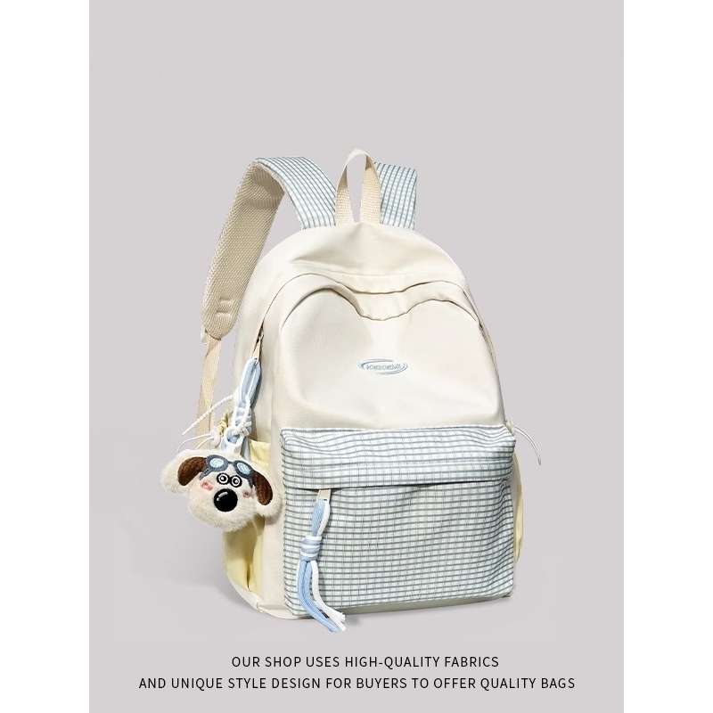 法国MlcanI Kans书包女孩初中高中生小学生背包男校园宝藏双肩包